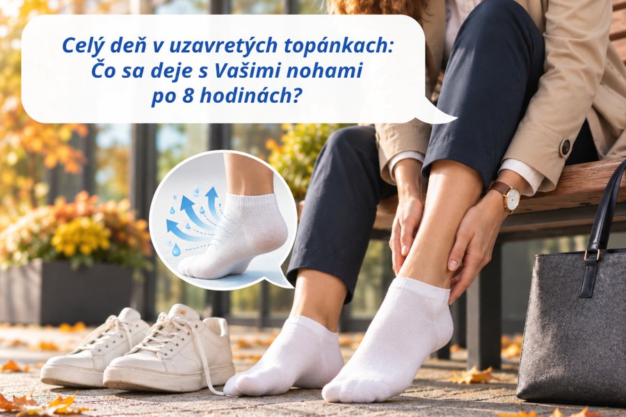 Celý deň v topánkach - čo sa deje s nohami?