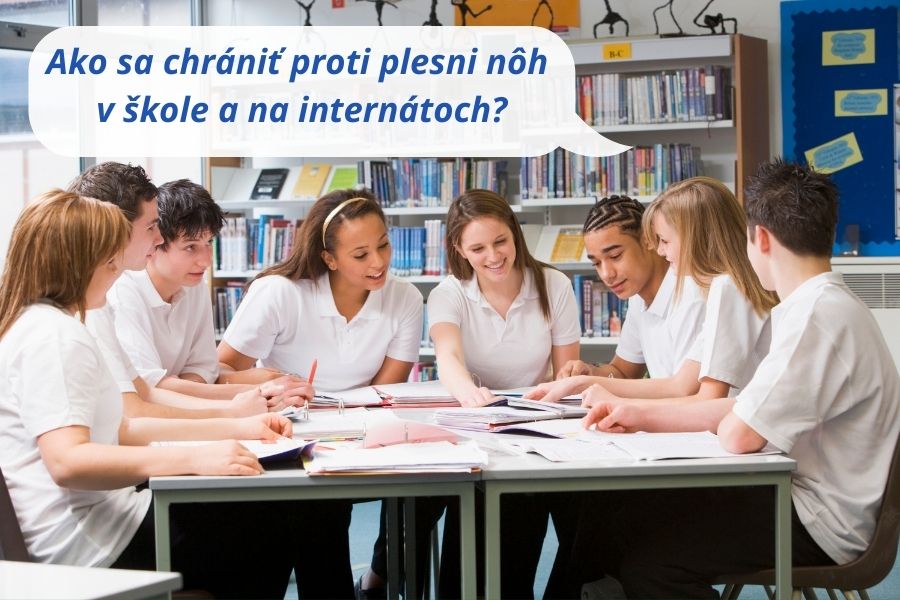 Ako sa chrániť proti plesni nôh v škole a na internátoch?