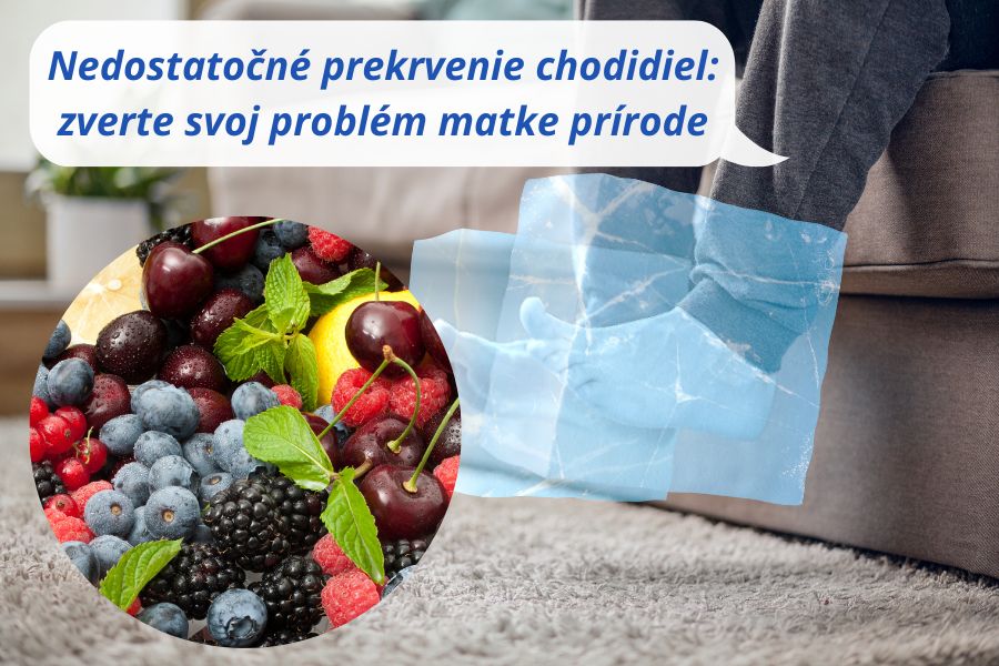 Nedostatočné prekrvenie chodidiel: zverte svoj problém matke prírode